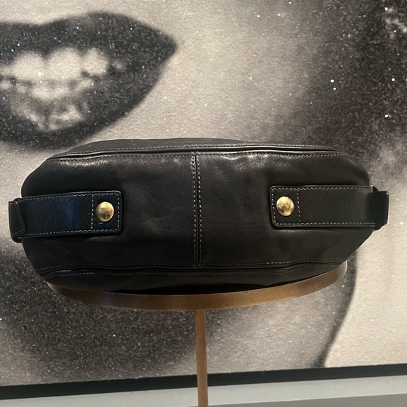 Coach Zoe Hobo Black Leather Bag | Purse | Satchel - Picture 10 of 13